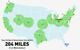 Illustration for article titled Maps: How Far Do Americans Live From Their Sports Teams?